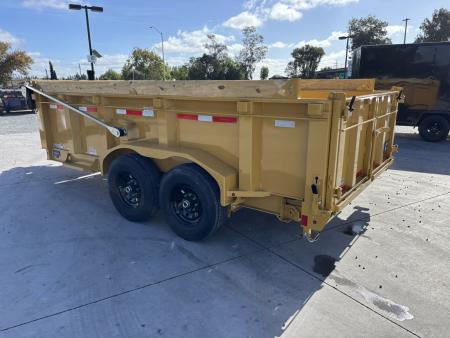 New 2026 Diamond C Trailers LPT207L14X82 P3 7FT X 14 FT 14.9KGVW Dump Trailer