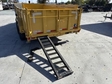 New 2026 Diamond C Trailers LPT207L14X82 P3 7FT X 14 FT 14.9KGVW Dump Trailer
