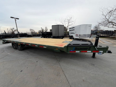 New 2026 Diamond C Trailers DEC207L24X102 24X X 102IN DECK OVER TAN Equipment Trailer