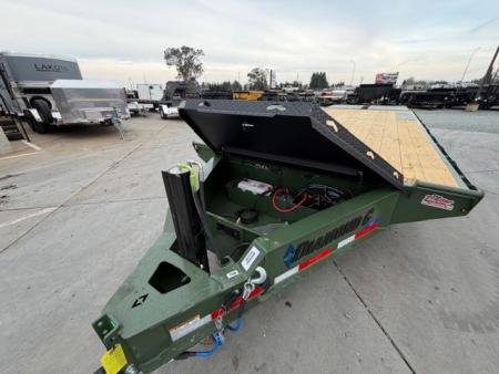 New 2026 Diamond C Trailers DEC207L24X102 8.5FT X 24FT 14.9K GVW Equipment Trailer