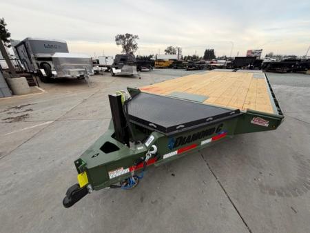 New 2026 Diamond C Trailers DEC207L24X102 8.5FT X 24FT 14.9K GVW Equipment Trailer