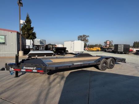 New 2026 Diamond C Trailers LPX207L22X82 9FT X 22FT 14.9K GVW Equipment Trailer