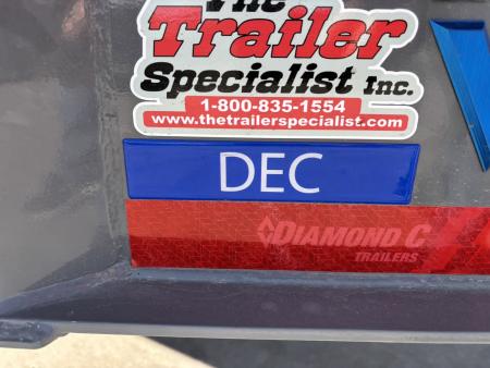 New 2026 Diamond C Trailers DEC207L22X102 8.5FT X 22FT 15.5K GVW Equipment Trailer