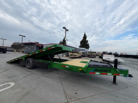 New 2026 Diamond C Trailers DET207L24X102 8.5FT X 24FT Equipment Trailer