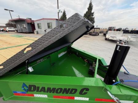 New 2026 Diamond C Trailers DET207L24X102 8.5FT X 24FT 15.5K GVW Tilt Trailer