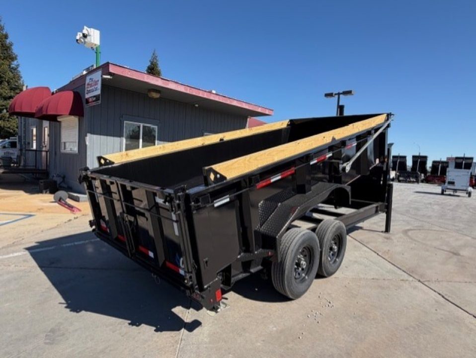 New 2026 Diamond C Trailers LPT20716X82GN P3 7FT X 16FT 15.5K GVW Dump Trailer