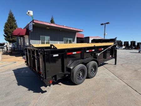 New 2026 Diamond C Trailers LPT20716X82GN P3 7FT X 16FT 15.5K GVW Dump Trailer
