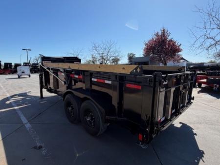 New 2026 Diamond C Trailers LPT20716X82GN P3 7FT X 16FT 15.5K GVW Dump Trailer