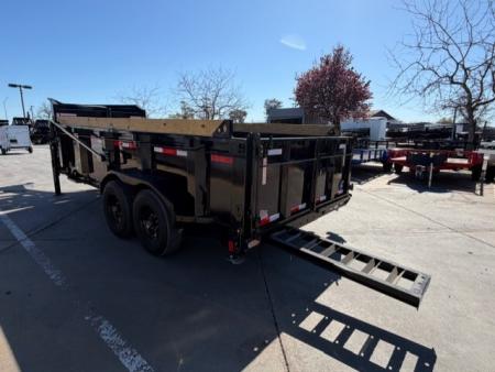 New 2026 Diamond C Trailers LPT20716X82GN P3 7FT X 16FT 15.5K GVW Dump Trailer