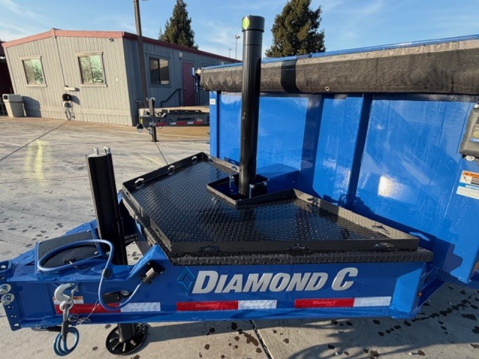 New 2026 Diamond C Trailers LPT207L14X82 7FT X 14FT 14.9GVW Dump Trailer