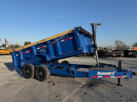 New 2026 Diamond C Trailers LPT207L14X82 7FT X 14FT Dump Trailer