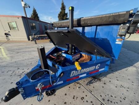 New 2026 Diamond C Trailers LPT207L14X82 7FT X 14FT 14.9GVW Dump Trailer