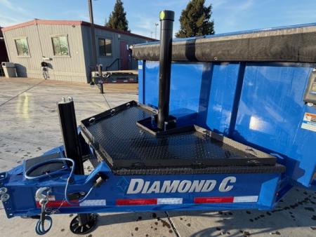 New 2026 Diamond C Trailers LPT207L14X82 7FT X 14FT 14.9GVW Dump Trailer