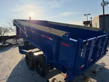 New 2026 Diamond C Trailers LPT207L14X82 7FT X 14FT 14.9GVW Dump Trailer