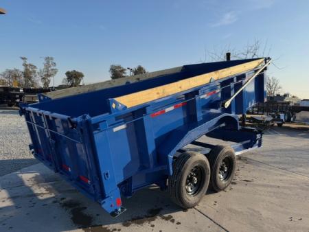 New 2026 Diamond C Trailers LPT207L14X82 7FT X 14FT 14.9GVW Dump Trailer