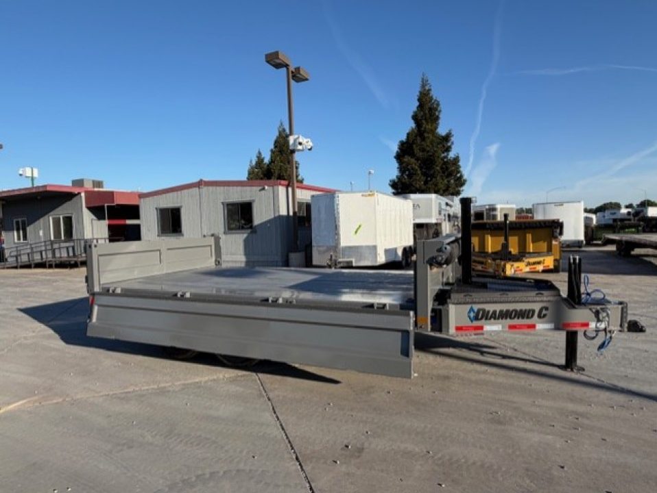 New 2026 Diamond C Trailers DOD207L14X96 8FT X 14FT 14.9K GVW Dump Trailer