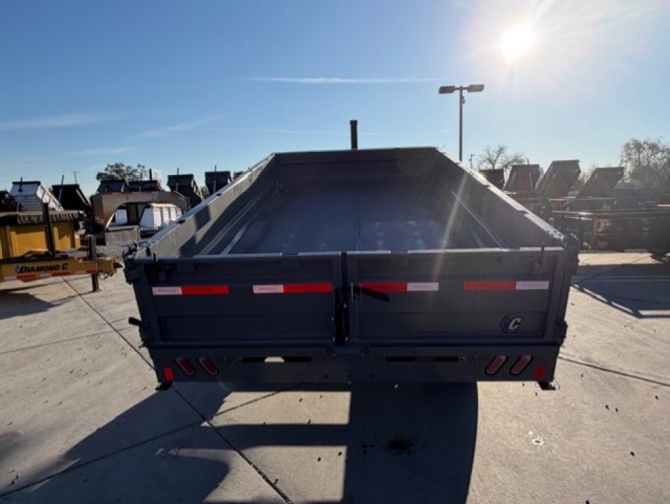 New 2026 Diamond C Trailers DOD207L14X96 8FT X 14FT 14.9K GVW Dump Trailer