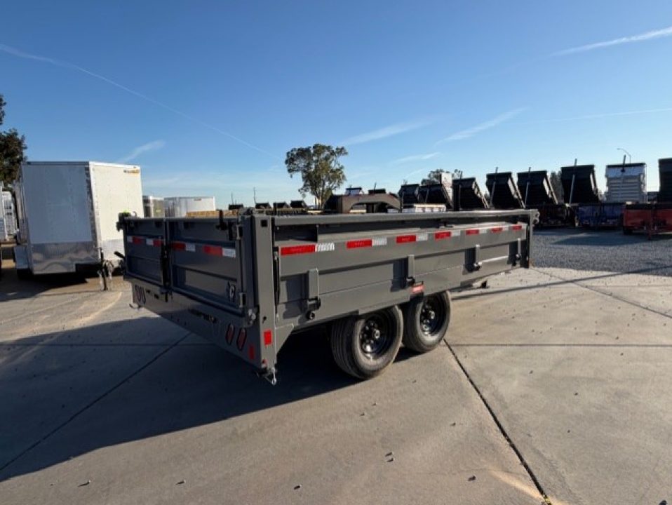 New 2026 Diamond C Trailers DOD207L14X96 8FT X 14FT 14.9K GVW Dump Trailer