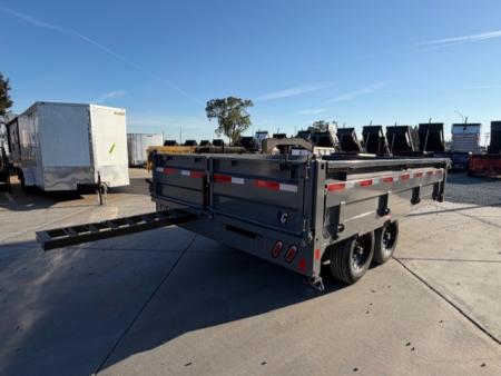 New 2026 Diamond C Trailers DOD207L14X96 8FT X 14FT 14.9K GVW Dump Trailer