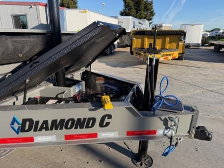 New 2026 Diamond C Trailers DOD207L14X96 8FT X 14FT 14.9K GVW Dump Trailer