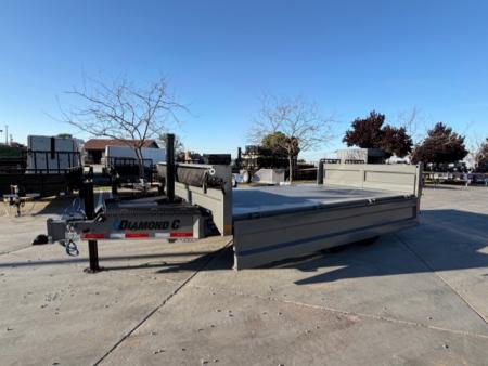 New 2026 Diamond C Trailers DOD207L14X96 8FT X 14FT 14.9K GVW Dump Trailer
