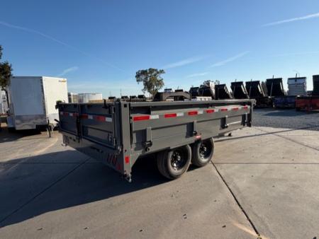 New 2026 Diamond C Trailers DOD207L14X96 8FT X 14FT 14.9K GVW Dump Trailer