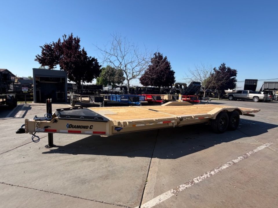 New 2026 Diamond C Trailers HXD207L24X102 8.5FT X 24FT 14.9K GVW Tilt Trailer