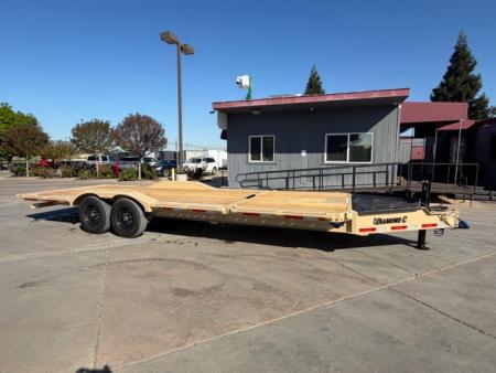 New 2026 Diamond C Trailers HXD207L24X102 8.5FT X 24FT 14.9K GVW Tilt Trailer
