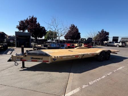 New 2026 Diamond C Trailers HXD207L24X102 8.5FT X 24FT 14.9K GVW Tilt Trailer