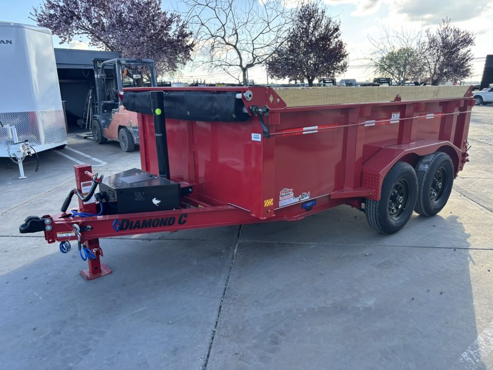New 2026 Diamond C Trailers MDT206L12X77 P3 6.5FT X 12FT 9890GVW Dump Trailer