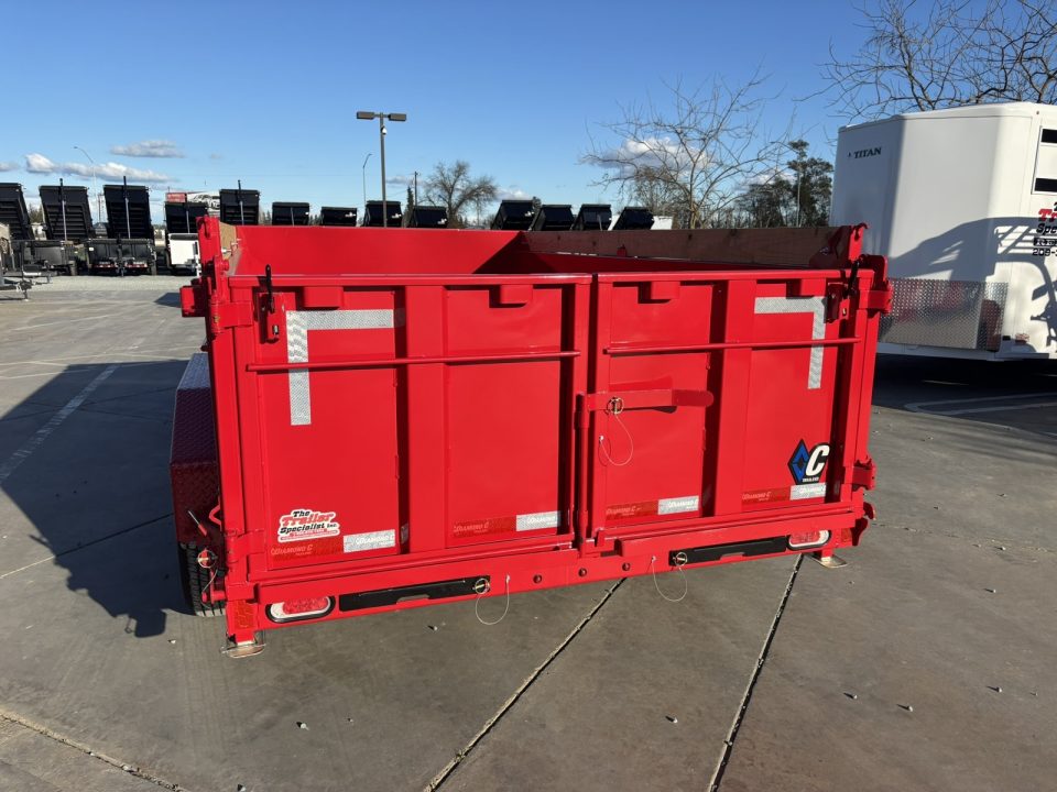 New 2026 Diamond C Trailers MDT206L12X77 P3 6.5FT X 12FT 9890GVW Dump Trailer