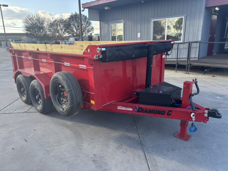 New 2026 Diamond C Trailers MDT206L12X77 6.5FT X 12FT Dump Trailer