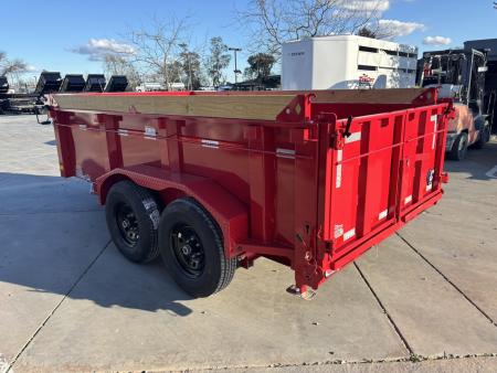 New 2026 Diamond C Trailers MDT206L12X77 P3 6.5FT X 12FT 9890GVW Dump Trailer