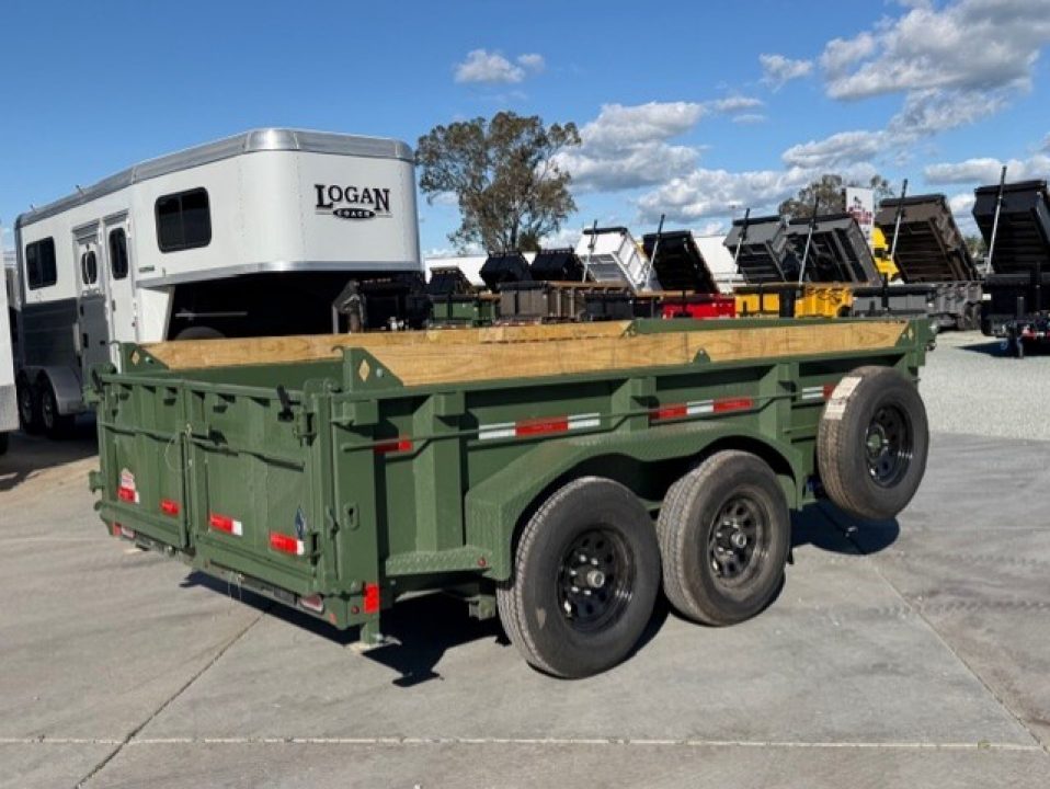 New 2026 Diamond C Trailers MDT206L12X77 6.5FT X 12FT 9890 GVW Dump Trailer