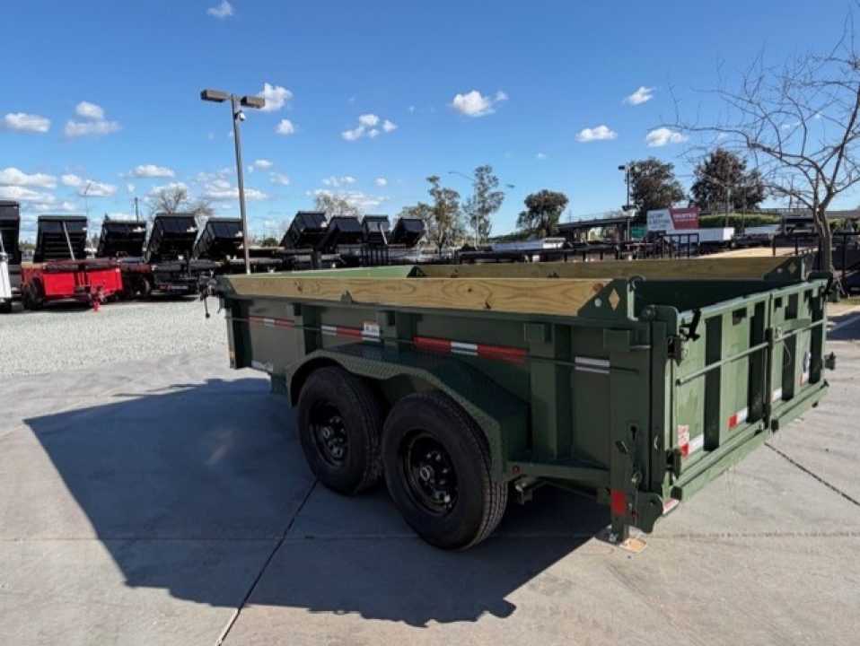 New 2026 Diamond C Trailers MDT206L12X77 6.5FT X 12FT 9890 GVW Dump Trailer
