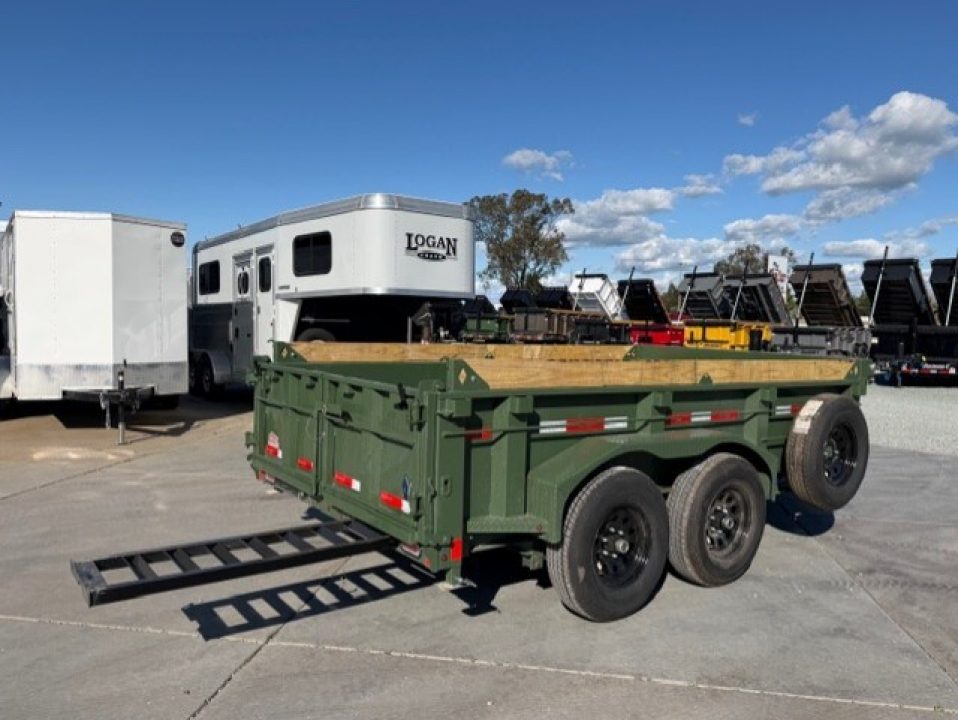 New 2026 Diamond C Trailers MDT206L12X77 6.5FT X 12FT 9890 GVW Dump Trailer