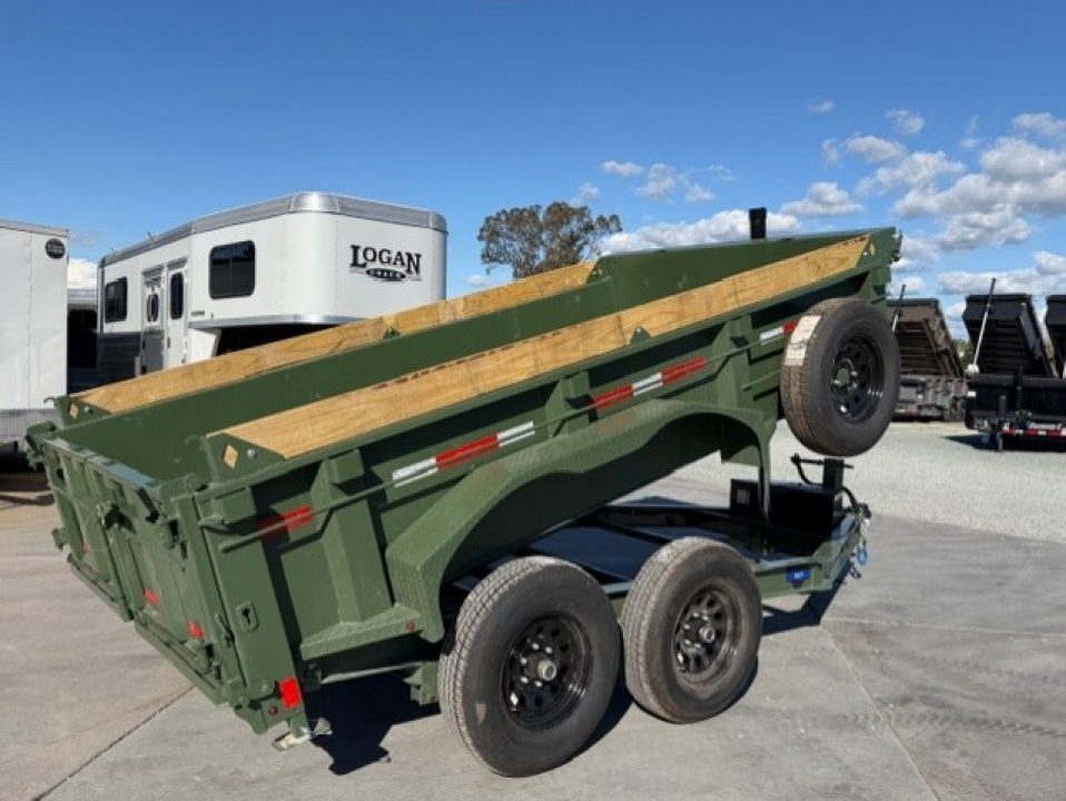 New 2026 Diamond C Trailers MDT206L12X77 6.5FT X 12FT 9890 GVW Dump Trailer