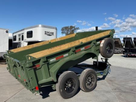 New 2026 Diamond C Trailers MDT206L12X77 6.5FT X 12FT 9890 GVW Dump Trailer