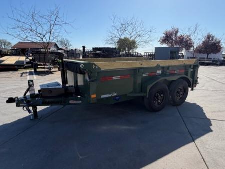 New 2026 Diamond C Trailers MDT206L12X77 6.5FT X 12FT 9890 GVW Dump Trailer