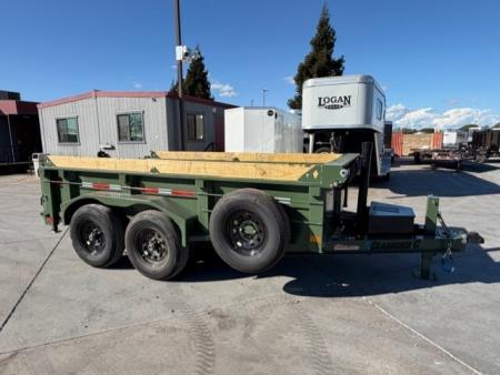New 2026 Diamond C Trailers MDT206L12X77 6.5FT X 12FT 9890 GVW Dump Trailer
