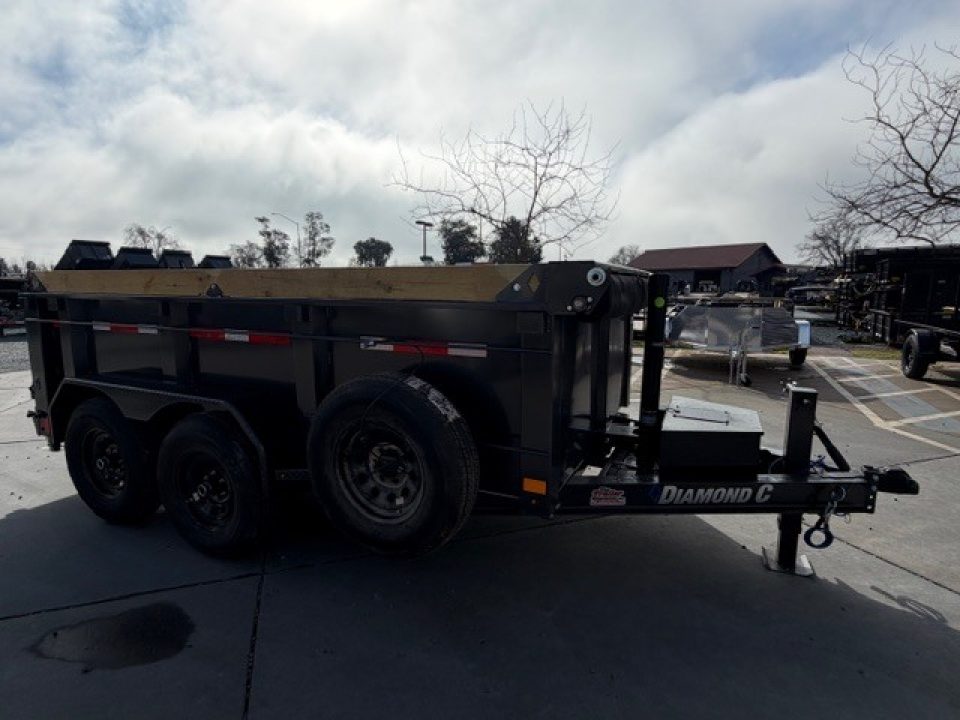 New 2026 Diamond C Trailers MDT206L12X77 P3 6.5FT X 12FT 9890 GVW Dump Trailer