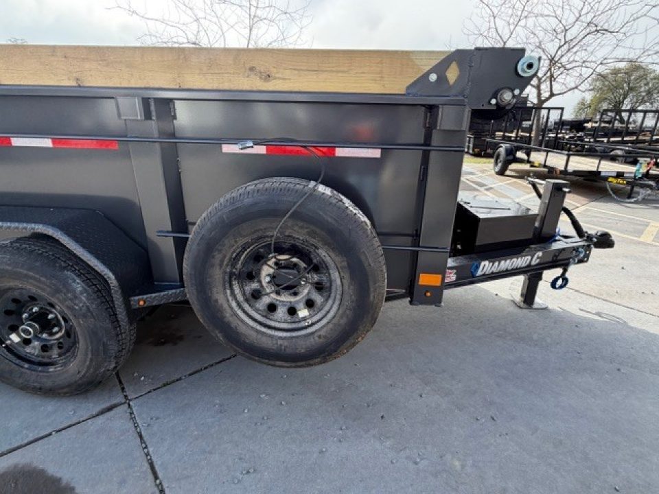 New 2026 Diamond C Trailers MDT206L12X77 P3 6.5FT X 12FT 9890 GVW Dump Trailer