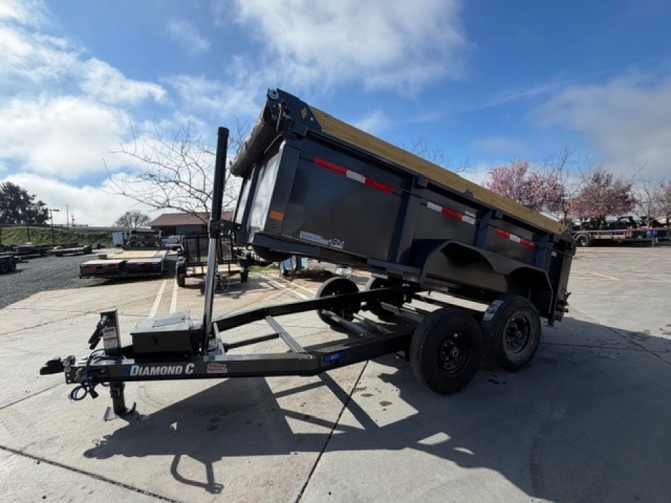 New 2026 Diamond C Trailers MDT206L12X77 P3 6.5FT X 12FT 9890 GVW Dump Trailer