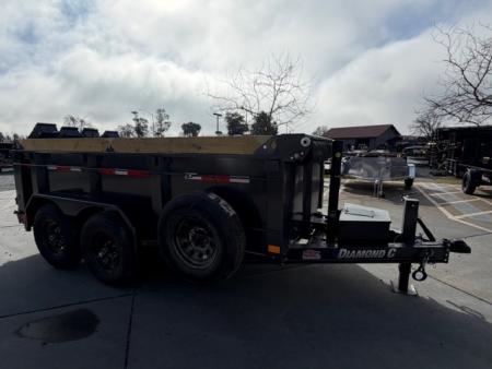 New 2026 Diamond C Trailers MDT206L12X77 P3 6.5FT X 12FT 9890 GVW Dump Trailer