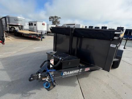 New 2026 Diamond C Trailers MDT206L12X77 P3 6.5FT X 12FT 9890 GVW Dump Trailer