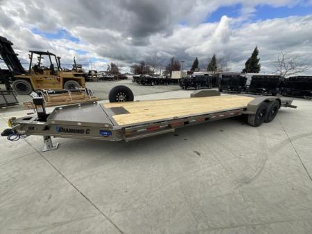 New 2025 Diamond C Trailers LPX207L26X82PS 7FT X 26FT 14.9K GVW Equipment Trailer