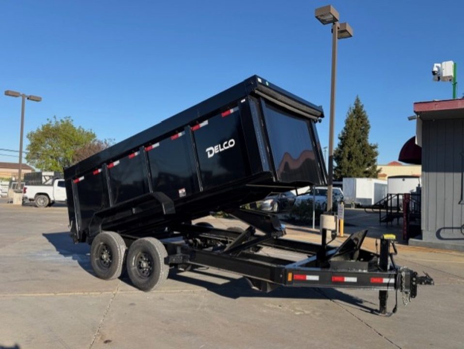 New 2025 Delco Trailers D314 P4 7FT X 14FT 14K GVW Dump Trailer
