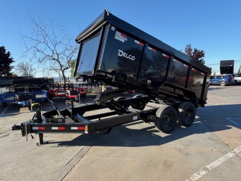 New 2025 Delco Trailers D314 P4 7FT X 14FT 14K GVW Dump Trailer