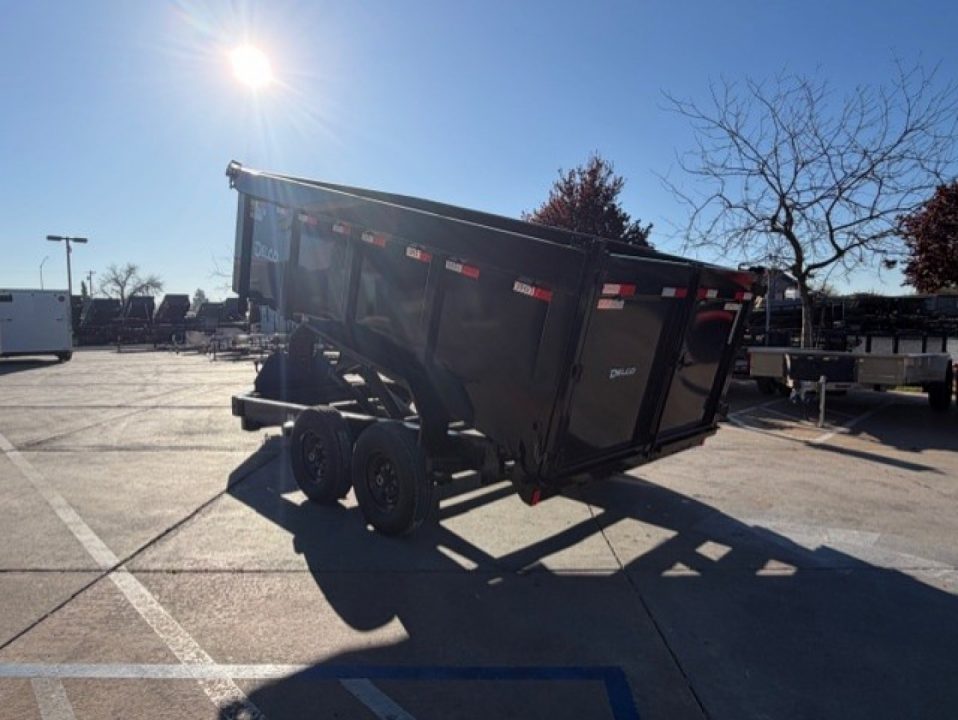 New 2025 Delco Trailers D314 P4 7FT X 14FT 14K GVW Dump Trailer