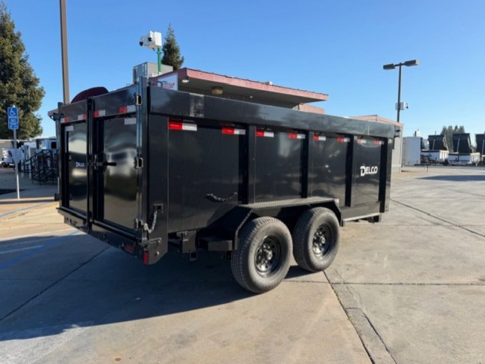 New 2025 Delco Trailers D314 P4 7FT X 14FT 14K GVW Dump Trailer